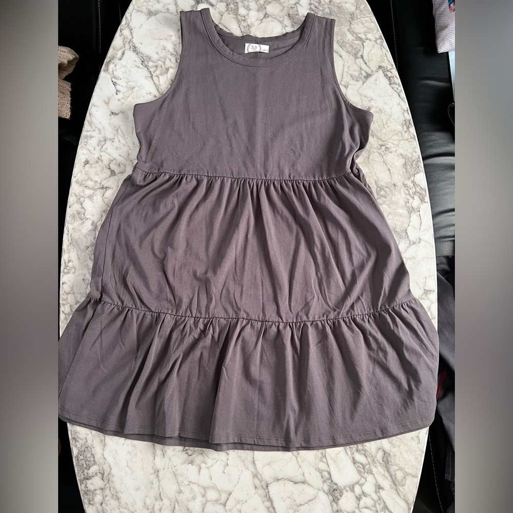 Dark gray dress